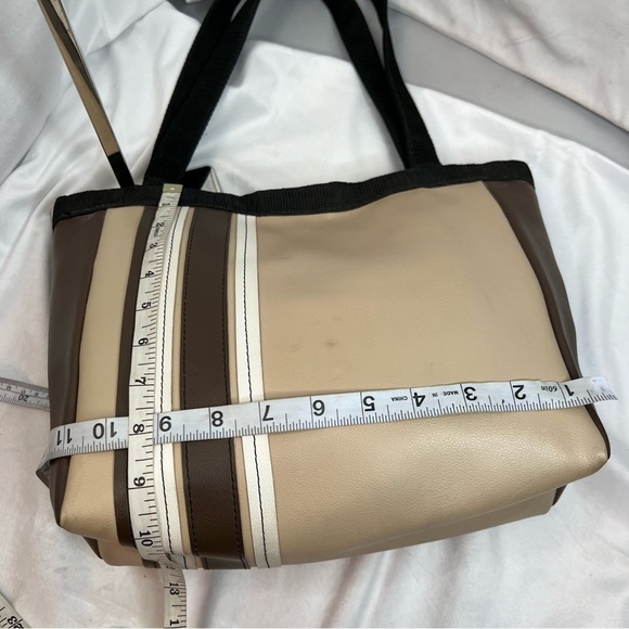 Holly Aiken Hand Crafted Vinyl Snap Close Tote (choose one color) - Picture 5 of 9